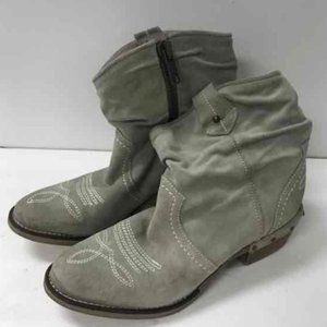 Sundance Etta Short Leather Western Boots EU 38